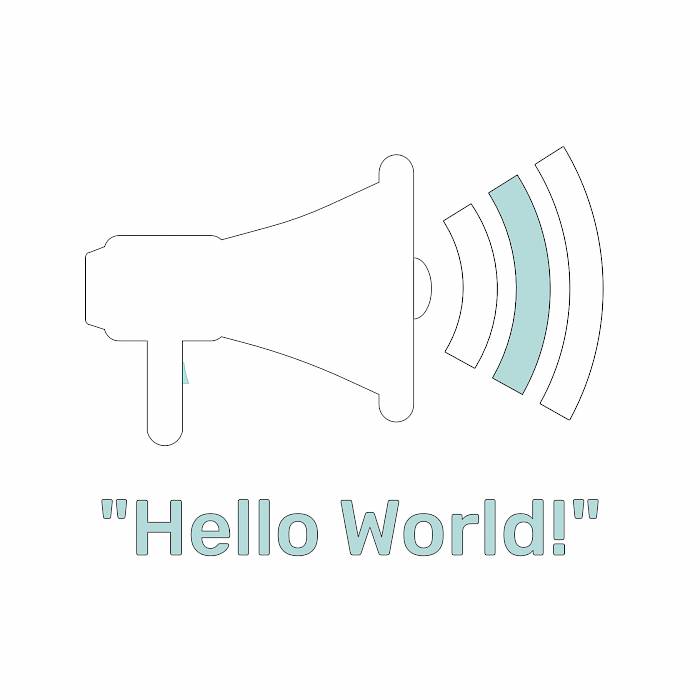 GoPhygital-hotel-e-commerce-megaphone-hello-world